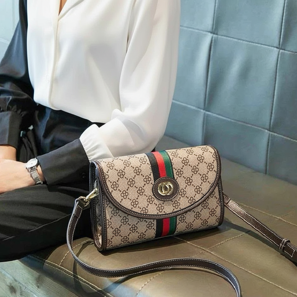 Luxury Canvas Shoulder Bag
