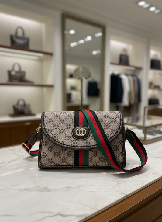 Luxury Canvas Shoulder Bag